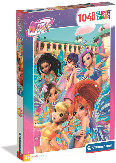 Clementoni - puzzle - 104 pièces - winx club - puzzle enfant à partir de 4 ans