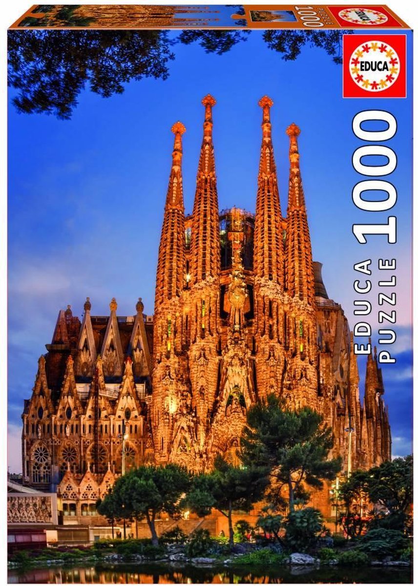 Educa - puzzle - sagrada familia - 1000 pièces - puzzle