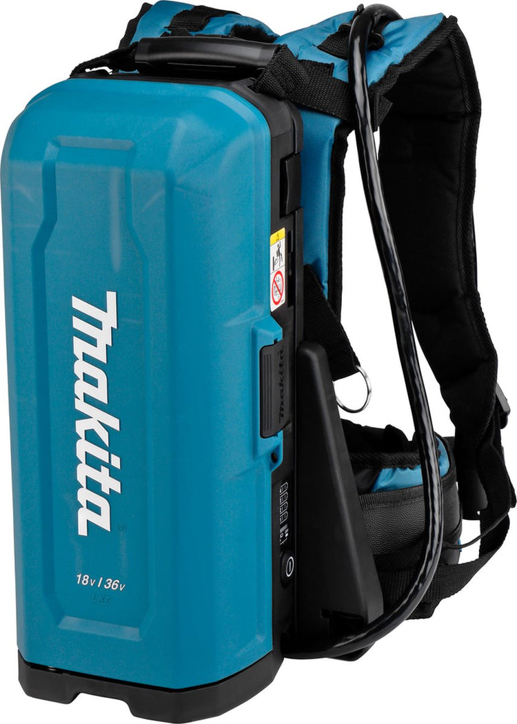Station de batterie sac à dos Makita 18 V pdc01 avec adaptateur 2x18 V, en boîte - 191a64-2