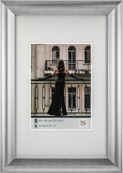 Walther Venise - cadre photo - format photo 30x40 cm - argent