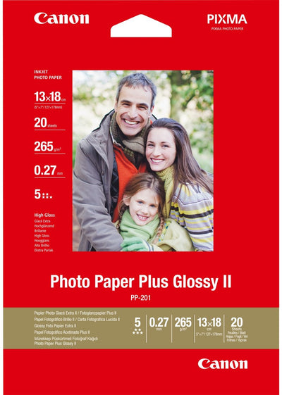 Canon pp-201 - papier photo - 13 x 18 cm - 20 feuilles