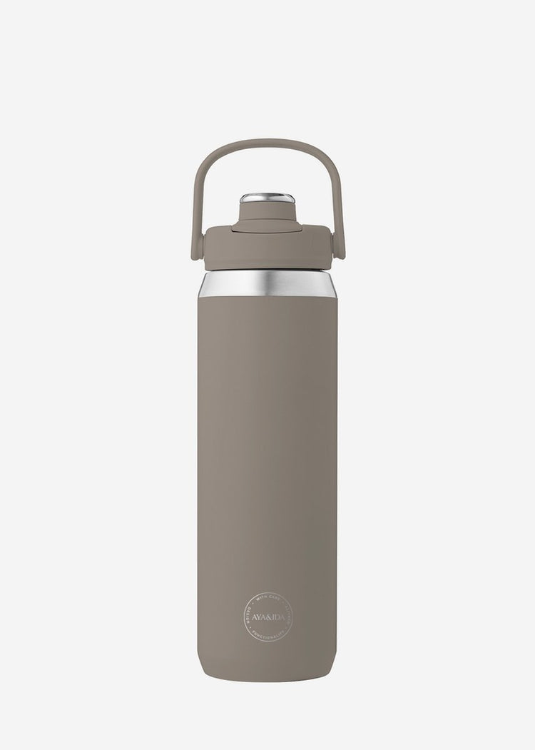 Aya ida aya ida - bouteille de sport - gourde - bouteille thermos - bouteille d'eau - acier inoxydable - 700 ml - bois flotté