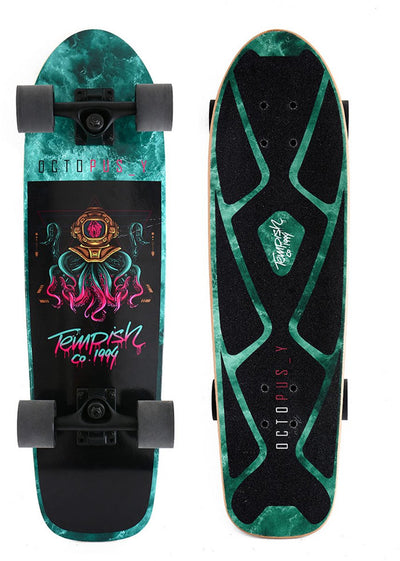 Tempish octopuss cruiser board - 28,5 pouces (72 cm) - skateboard cruiser compact