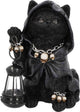 Nemesis now - lanterne féline faucheuses 18,5 cm statue - multicolore
