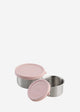 Aya ida aya ida - set de récipients à collations - boîte à lunch - boîte à pilules - ensemble de récipients alimentaires - récipient à granola - 100 ml + 200 ml - rose tendre