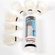 6 plumes navigation dans le tube blanc