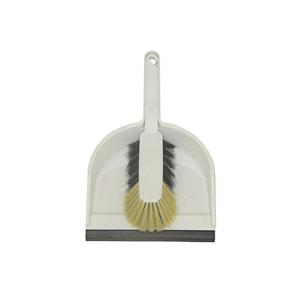 Pelle à poussière en plastique gris granit (y compris balayeuse à main)