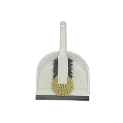 Pelle à poussière en plastique gris granit (y compris balayeuse à main)