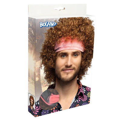 Boland perruque hippie groove avec bandeau