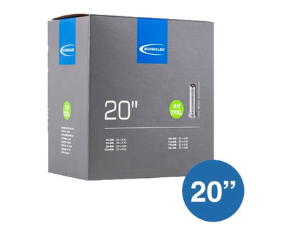 Tube intérieur de Schwalbe AV7xxl 20 pouces 20x4,00 (100-406) AV 40 mm (Fatbike)