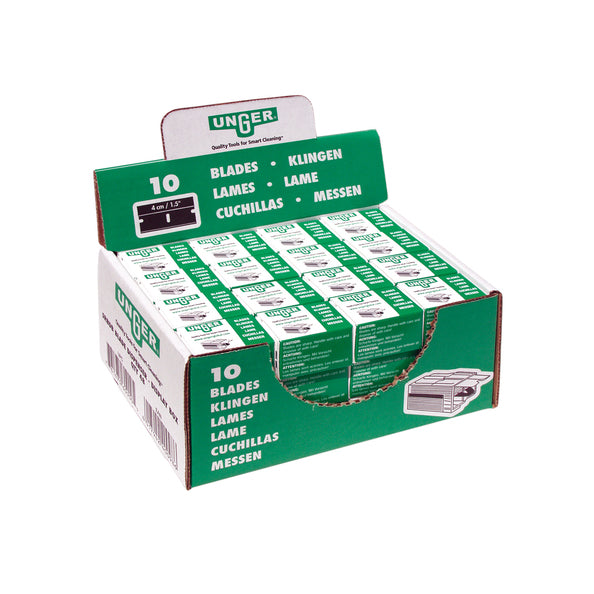 Unger lame de rechange 4cm srbdb boîte de grattoir (10 pièces)