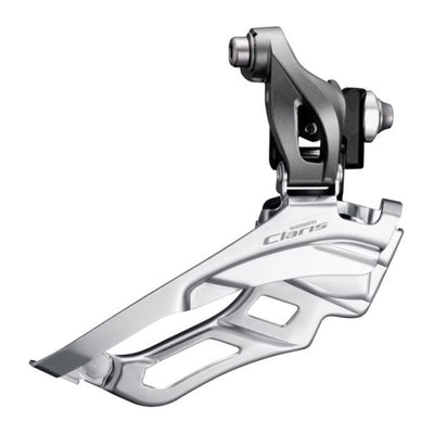 Shimano Voorkerilleur 2 x 8 vitesses Claris FD-R2030 LAG DOW-Pull 63-66 ° 46-52T Gray