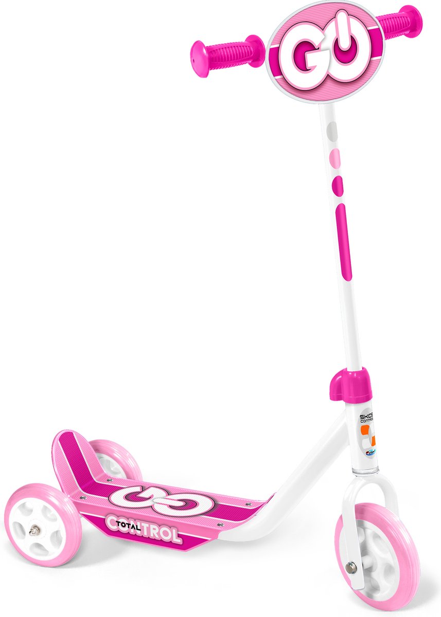 Timbre scooter fille patins contrôle 3 roues