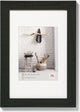 Walther home - cadre en bois - format photo 15x20 cm - noir