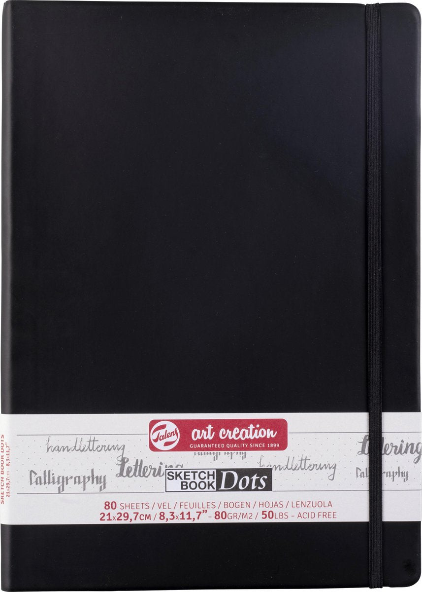 Livre de points de création artistique Talens 21x30 cm 80g#
