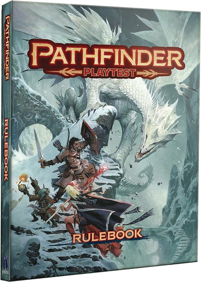 Livre de règles du test de jeu Asmodee Pathfinder