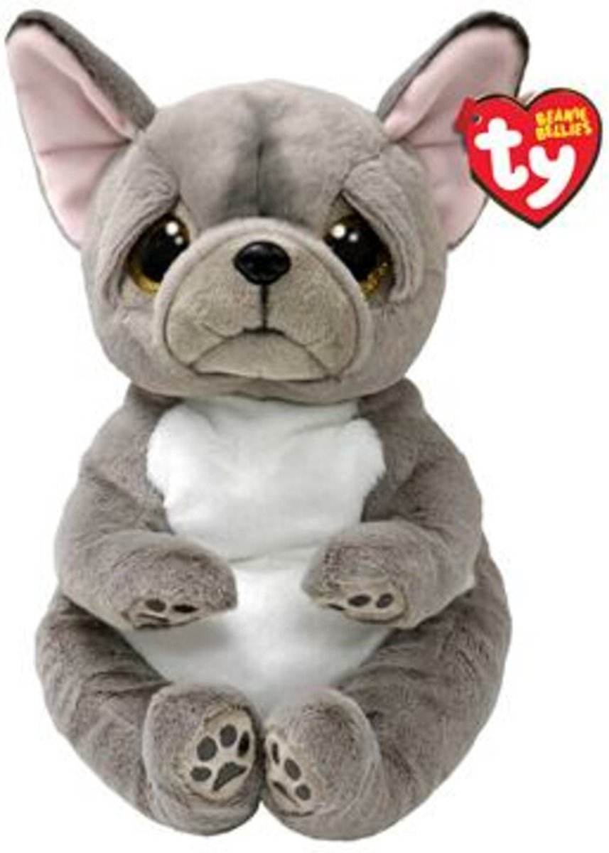 Ty beanie bébés ventre wilfred chien médium