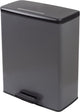 Curver Curver Pedal Bin Deco Rectangular 65 L FOLIGING GREY