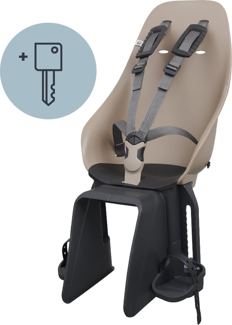 Siège de vélo Urban iki derrière le support de support de ta¬–ke - inaho beige bincho noir