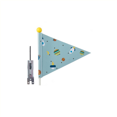 Drapeau de sécurité PEXKIDS BLUE ROCHET AVEC PRINT ROCKET