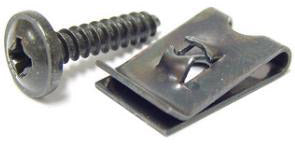 Bofix Plate Set Set 4.8x19 pour le scooter (25 pièces)