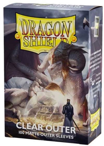 Dragon Shield pochettes extérieures pour cartes de taille standard 100 sachets transparents enfants