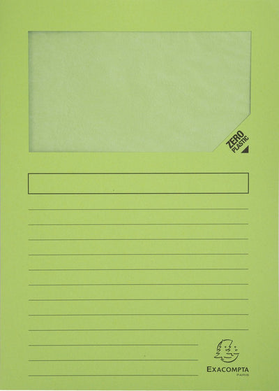 Exacompta l-map Forever, pour ft A4, paquet de 25 pièces, vert clair