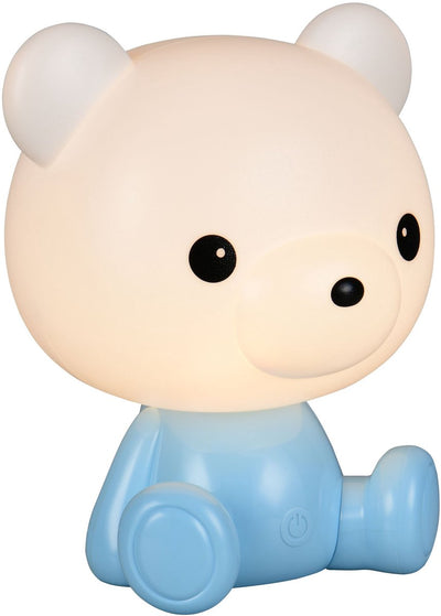 Rl live your light reality cutie - lampe de table - chambre de bébé ou d'enfant - bleu - incl. 1x SMD 0,3 W - on off touch - changeur de couleurs RVB - connexion USB