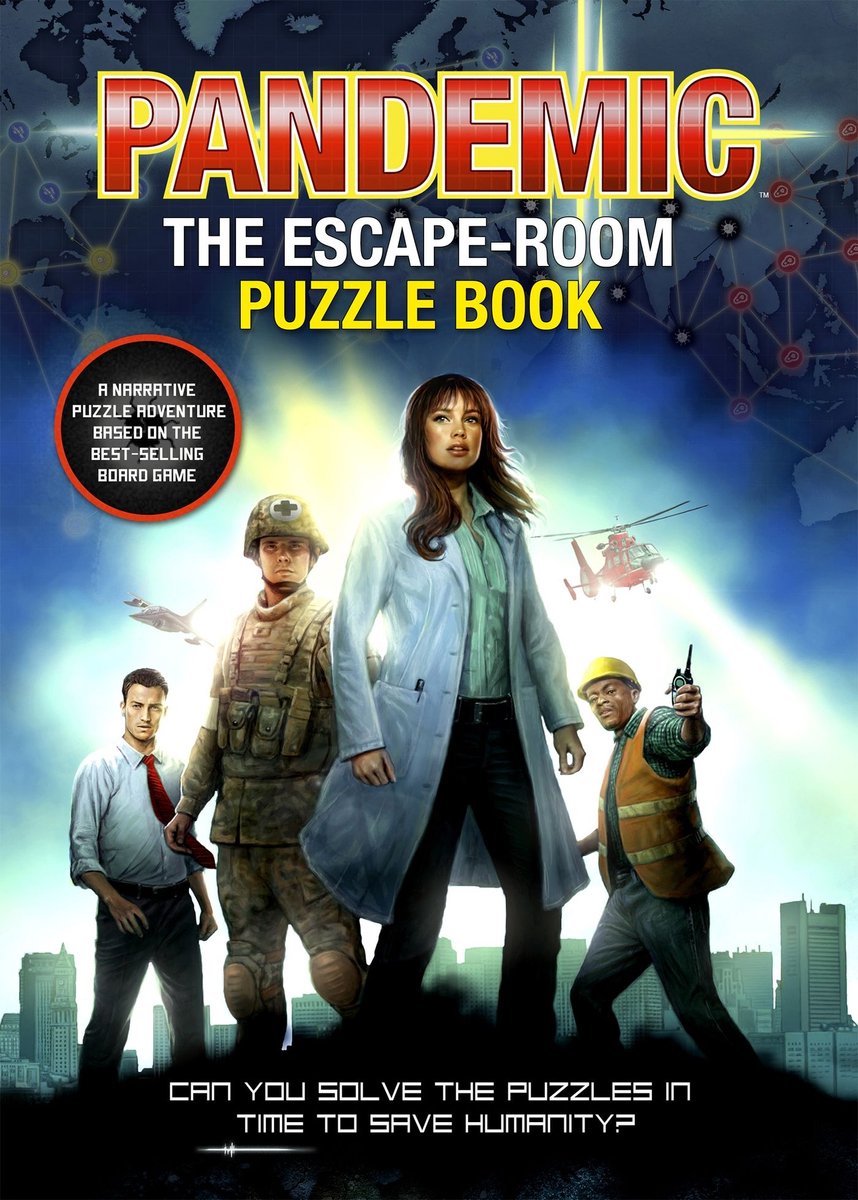 Pandémie - le livre de puzzles de l'escape game