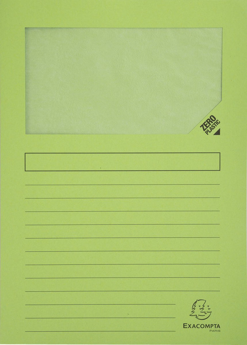 Exacompta l-map Forever, pour ft A4, paquet de 25 pièces, vert clair