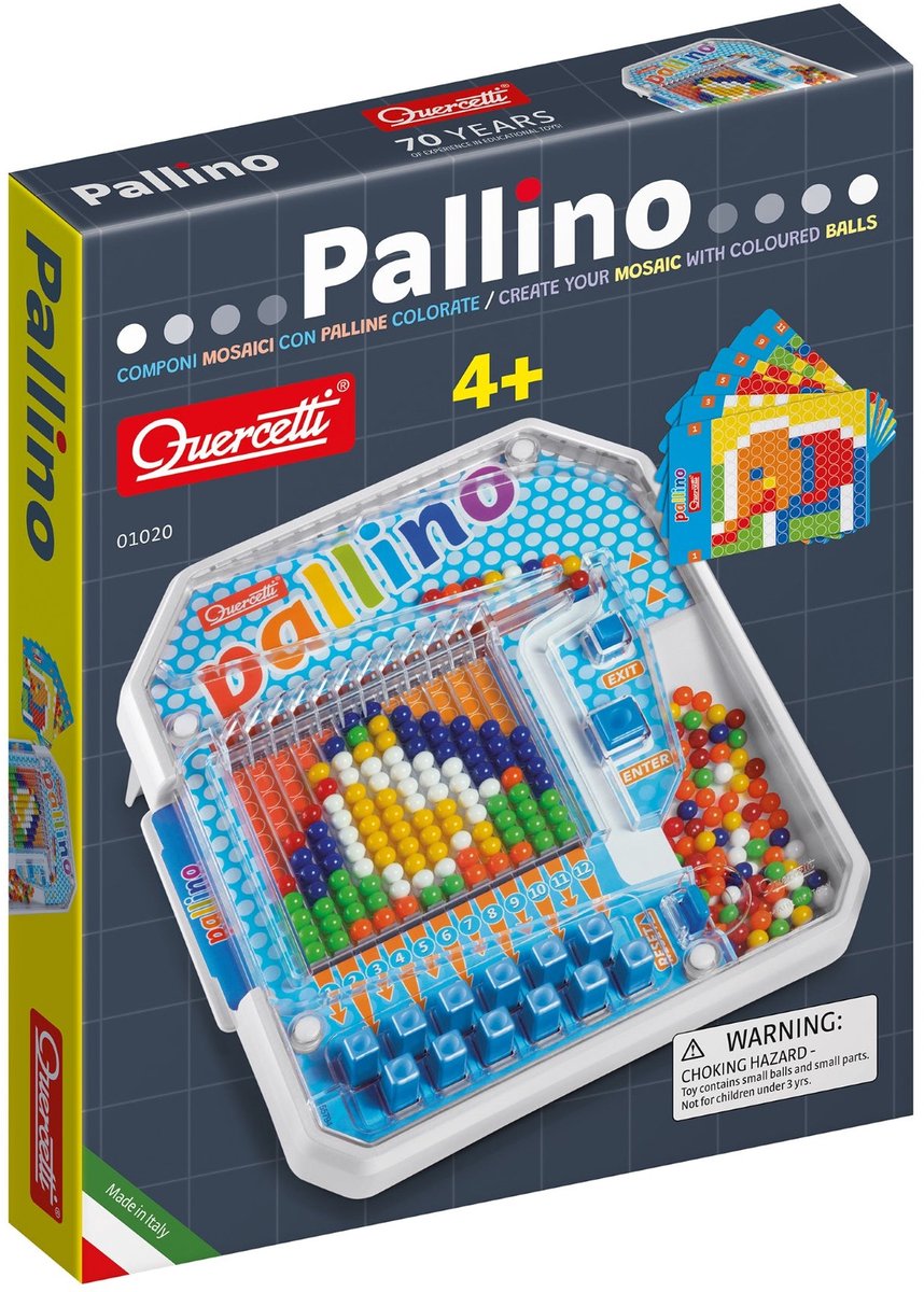 Les formes et le jeu de couleur Quercetti pallino