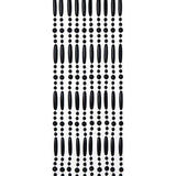 Wicotex rideau anti-mouches perla 90x220cm noir - afbeelding 1