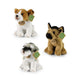 Peluche chiens assortis 20 cm écologique