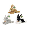 Peluche lapins assortis 22 cm eco-friend