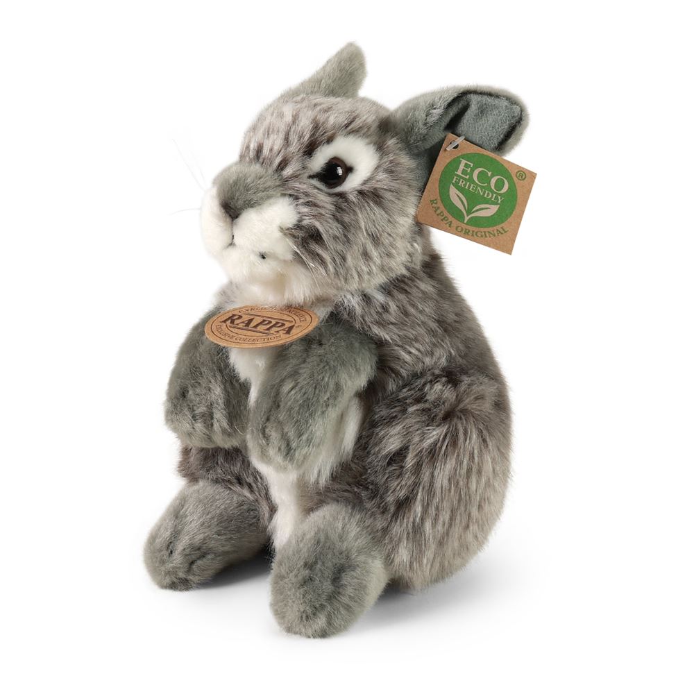 Peluche lièvre 20 cm écologique
