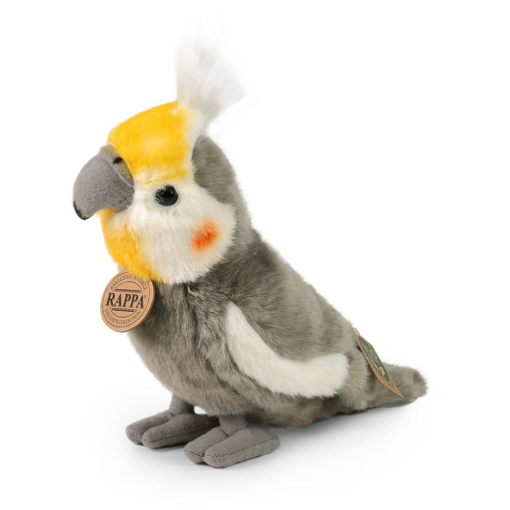 Peluche perroquet calopsitte 20cm éco-free