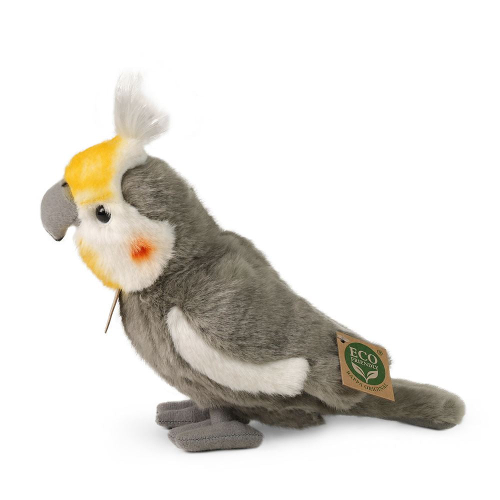 Peluche perroquet calopsitte 20cm éco-free