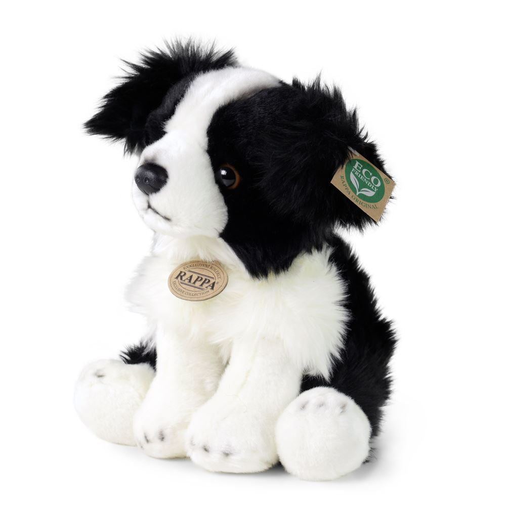 Peluche border collie 30 cm écologique