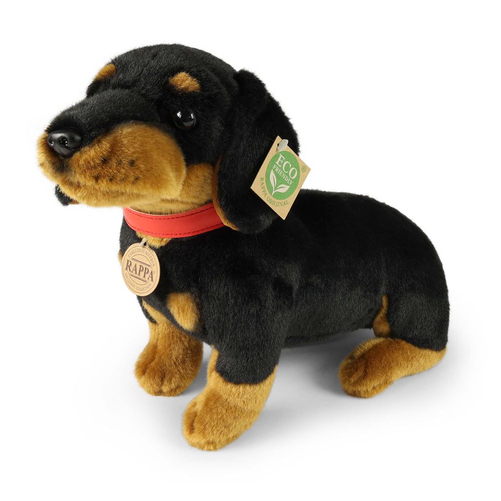 Peluche teckel 30 cm écologique