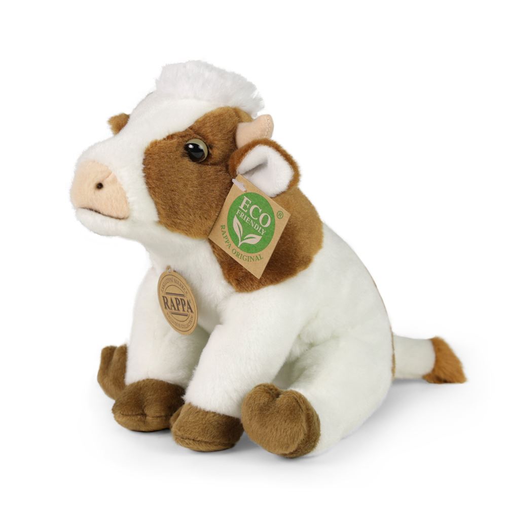 Peluche vache 18 cm écologique