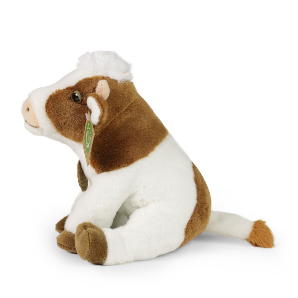 Peluche vache 18 cm écologique
