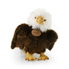 Rappa peluche écologique aigle 24 cm - peluche réaliste fabriquée à partir de bouteilles PET recyclées - marron et blanc