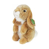 Peluche lièvre beige 18 cm écologique