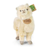 Peluche alpaga blanc 23 cm écologique