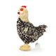 Peluche poule avec oeuf 33 cm écologique