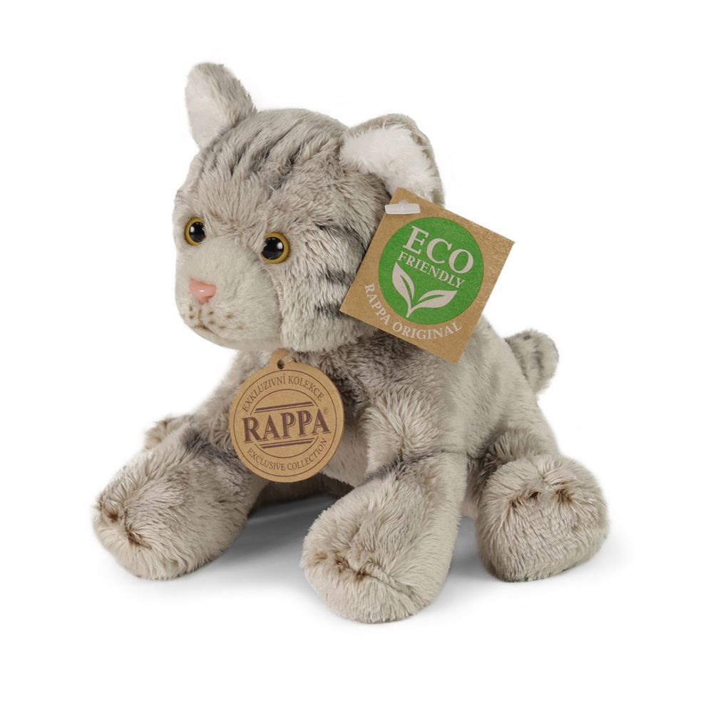 Peluche chats assortis 14 cm écologique