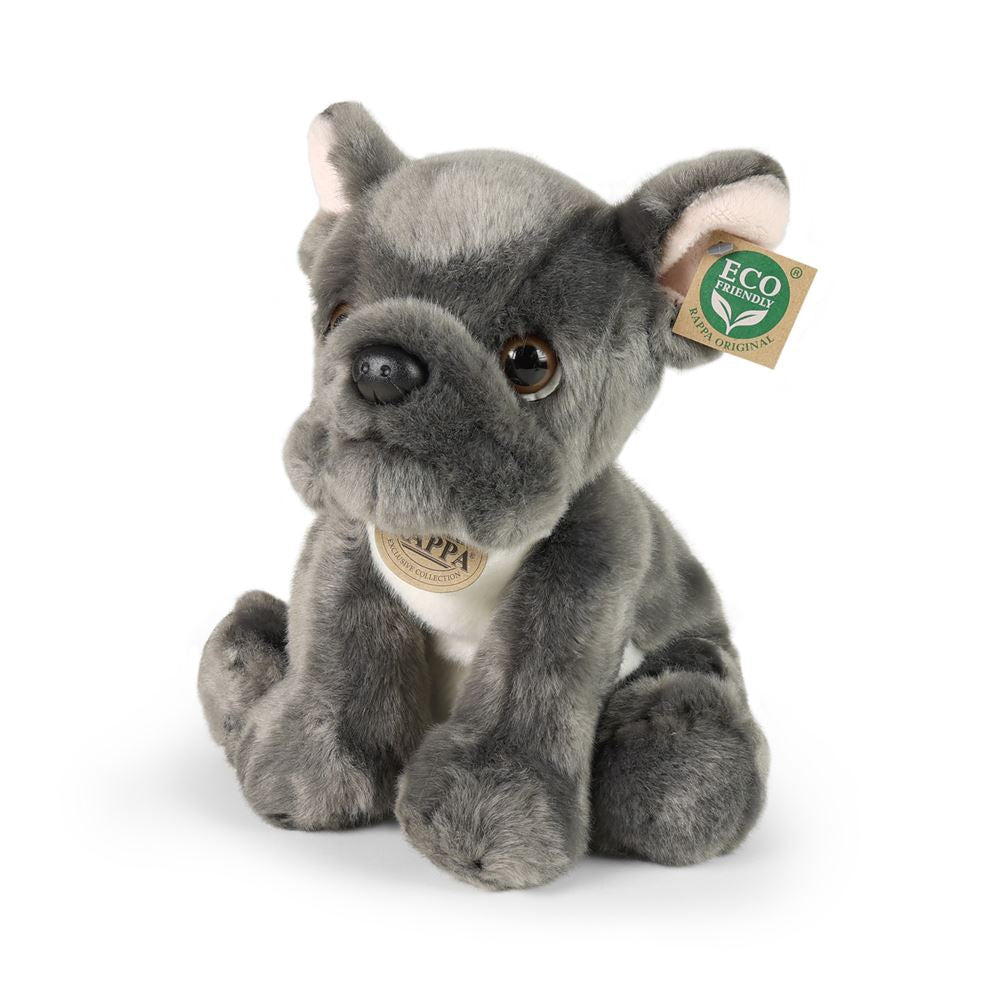 Peluche bouledogue français 26 cm écologique