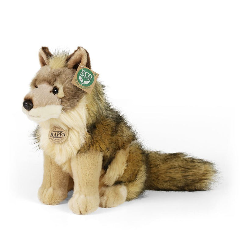 Peluche loup coyote 24 cm écologique