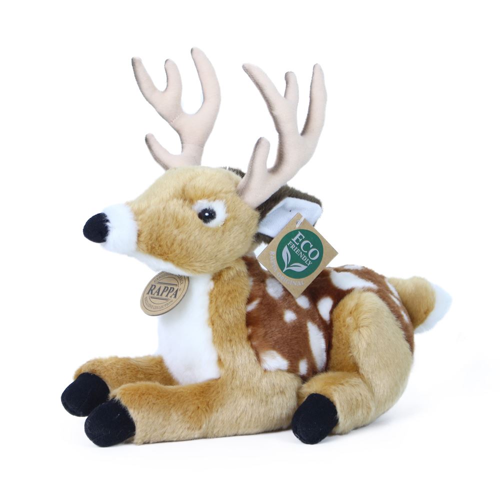 Peluche cerf faon 21 cm écologique
