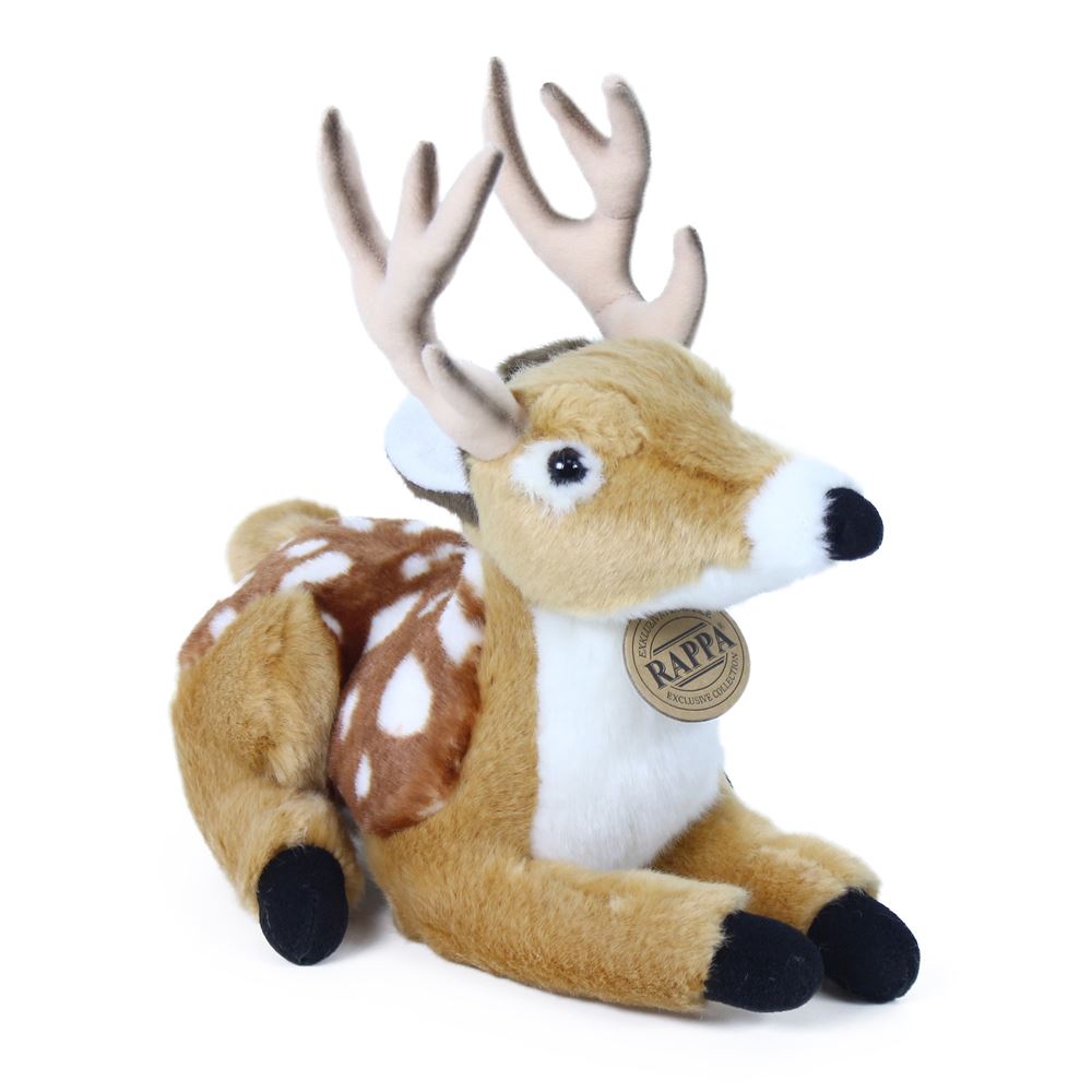 Peluche cerf faon 21 cm écologique